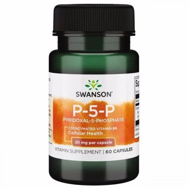 SWANSON P-5-P (Pirydoksal-5-fosforan) 60 Kapsułek wegetariańskich