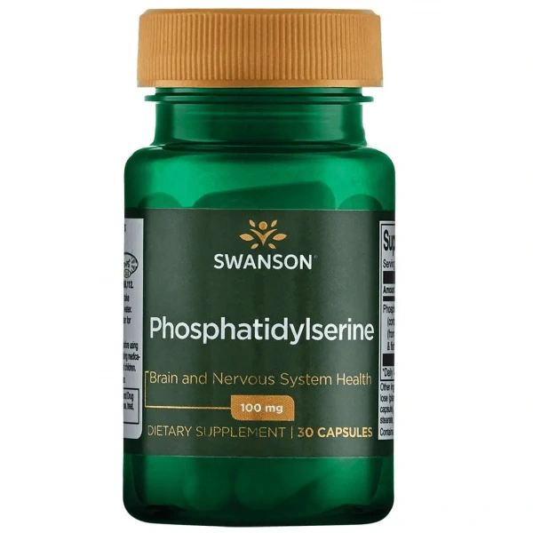 SWANSON Phosphatidylserine (Fosfatydyloseryna) 100mg - 30 kapsułek