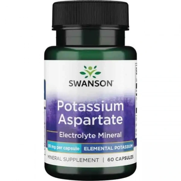 SWANSON Potassium Aspartate 60 Capsules