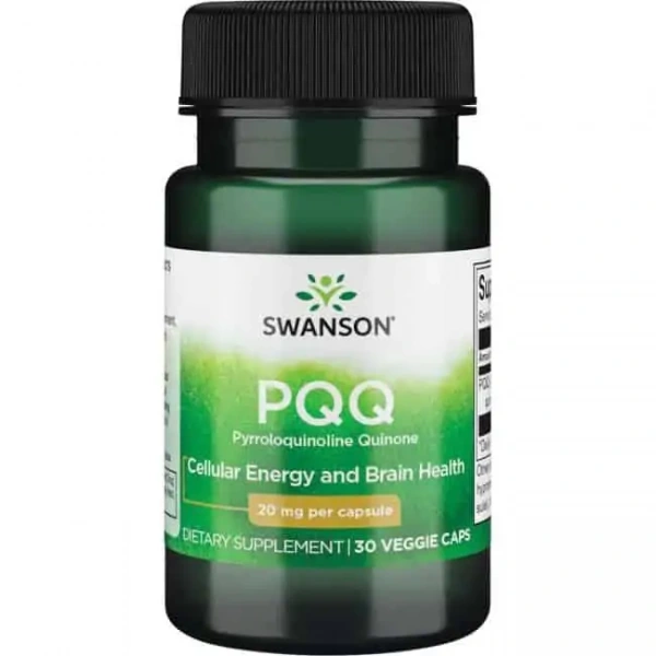 SWANSON PQQ Pyrroloquinoline Quinone 20mg 30 Vegetarian Capsules