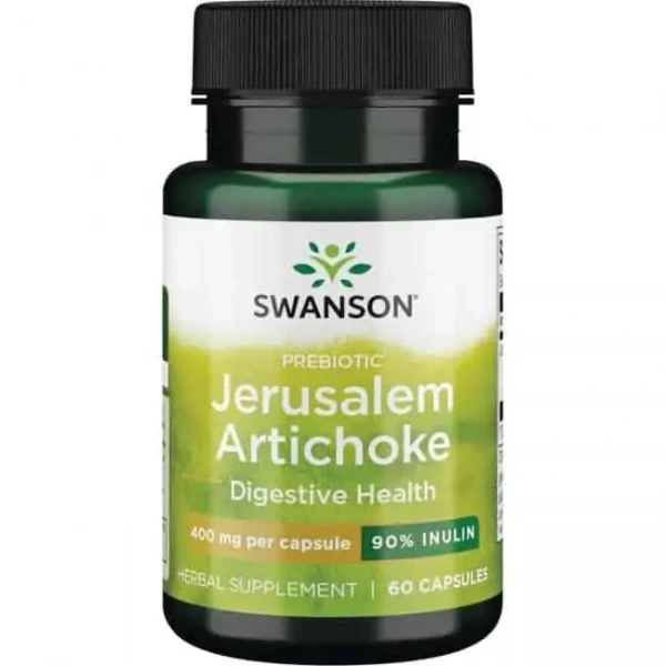 SWANSON Prebiotic Jerusalem Artichoke (Inulin, Digestive Aid) 60 Capsules