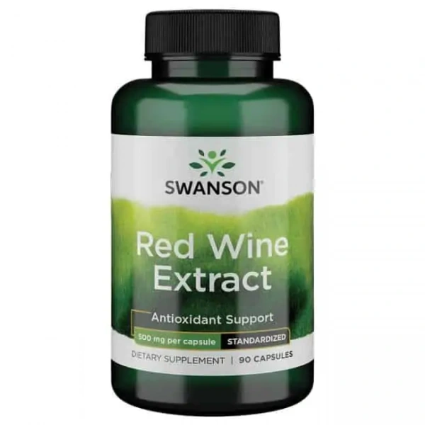 SWANSON Red Wine Extract (Cardiovascular System) 90 Capsules