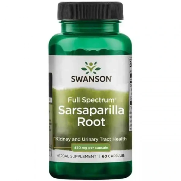 SWANSON Sarsaparilla Root (Ogólne Zdrowie) 60 Kapsułek