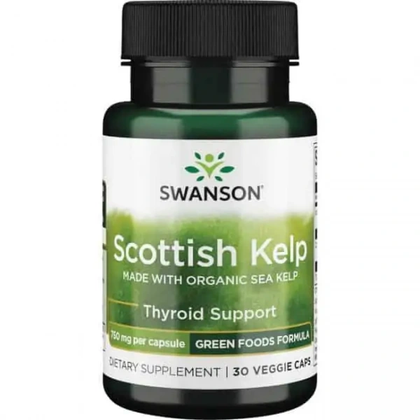 SWANSON Scottish Kelp (Iodine, Health) 30 Vegetarian Capsules