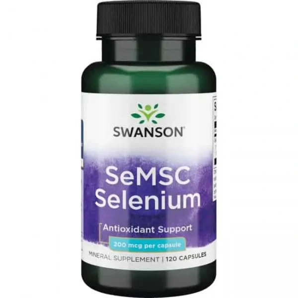 SWANSON SeMSC Selenium (Układ krwionośny, Prostata) 120 Kapsułek