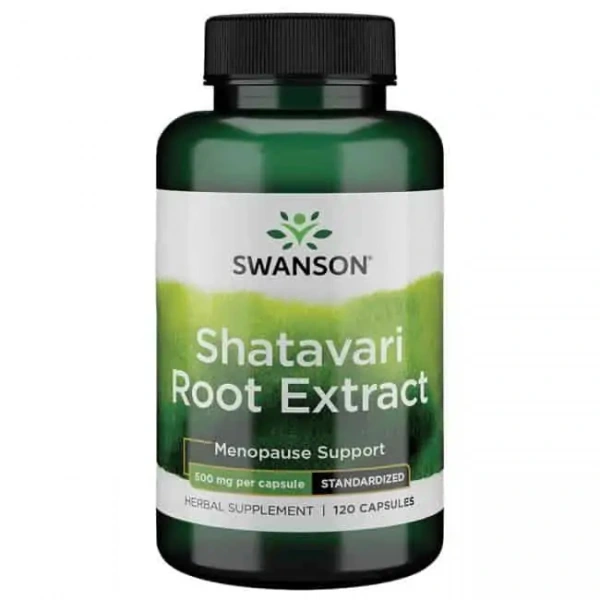 SWANSON Shatavari Root Extract (Łagodzi objawy Menopauzy) 120 Kapsułek