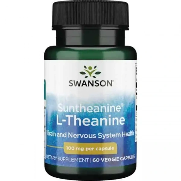 SWANSON Suntheanine L-Theanine (promotes relaxation) 60 Vegetarian Capsules