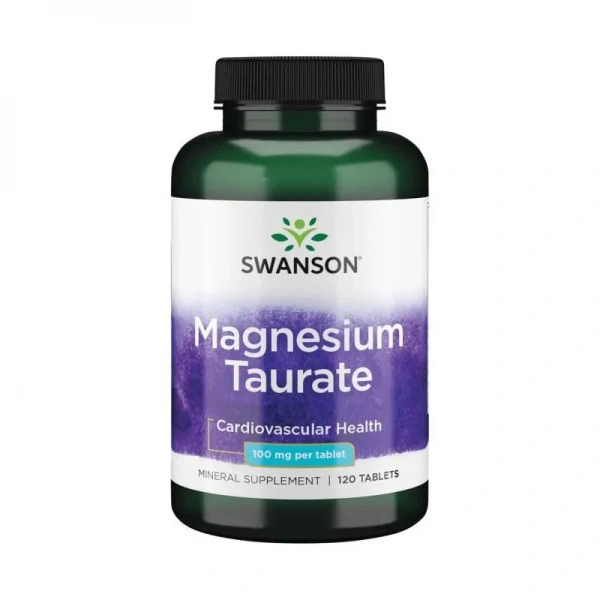 SWANSON Magnesium Taurate (Taurynian Magnezu) 100mg - 120 tabletek