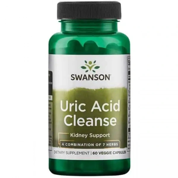 SWANSON Uric Acid Cleanse (Wsparcie pracy nerek) 60 Kapsułek wegetariańskich