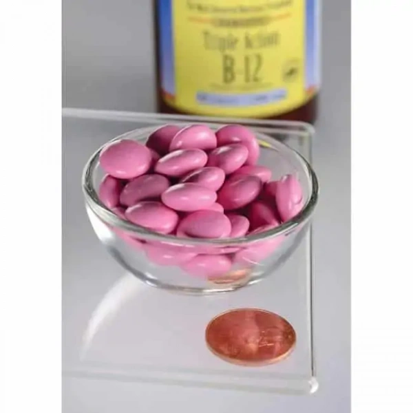 SWANSON Vitamin B-12 (Cyjanokobalamina) 90 Tabletek