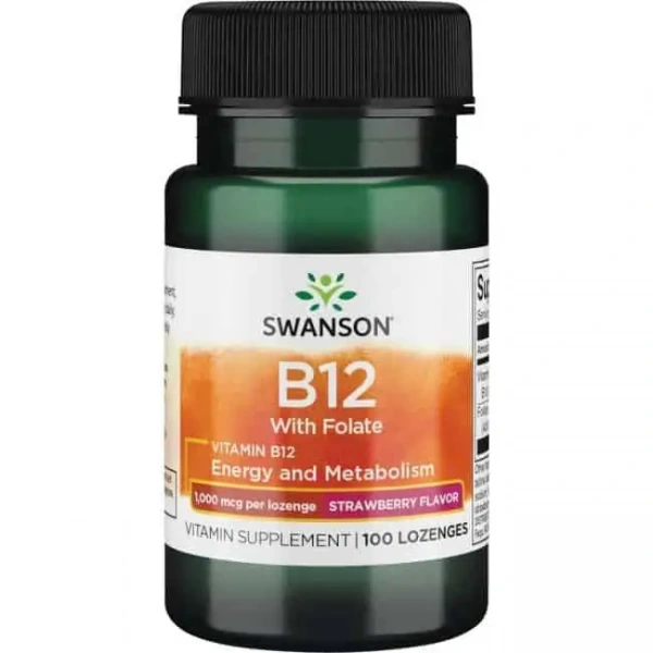 SWANSON Vitamin B-12 Lozenges (Witamina B12) 100 Pastylek