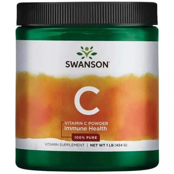 SWANSON Vitamin C Powder (Odporność organizmu) 454g
