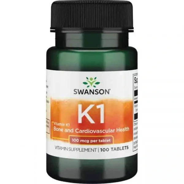 SWANSON Vitamin K-1 (Witamina K1) 100 Tabletek