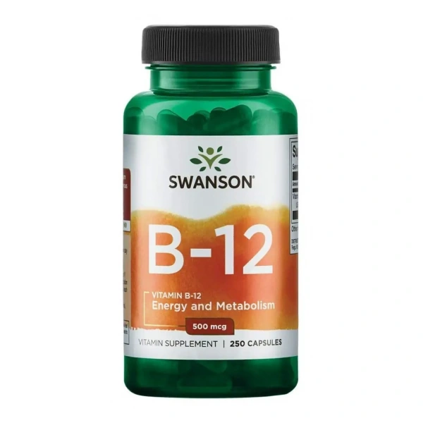 SWANSON Vitamin B12 500mcg - 250 caps