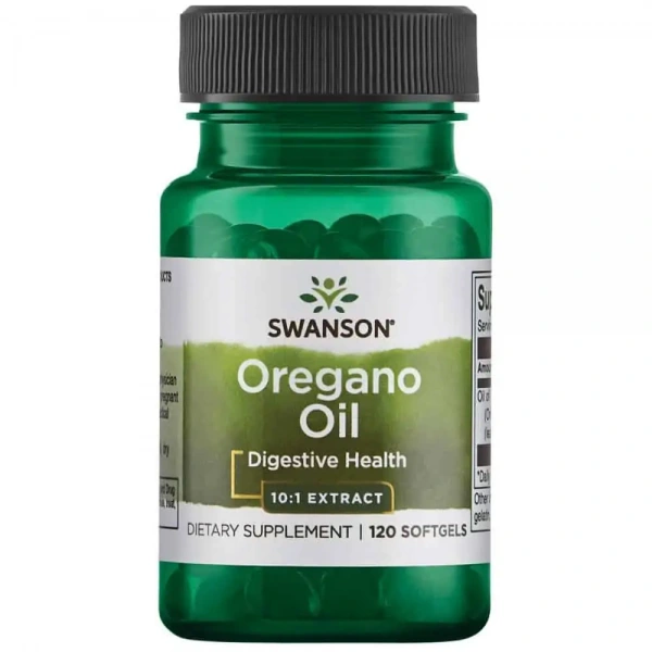 SWANSON Oregano Oil 10: 1 Extract 120 Softgel Capsules