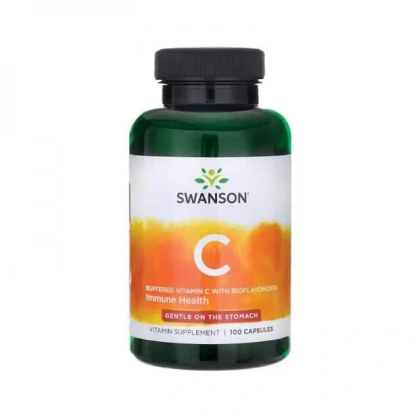SWANSON Vitamin C Buffered with Bioflavonoids 100 capsules