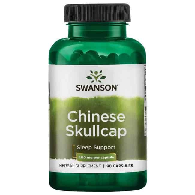 SWANSON Chinese Skullcap 400mg (Wsparcie Snu) 90 Kapsułek