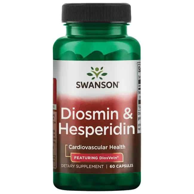 SWANSON Diosmin Hesperidin (Naczynia krwionośne, Lekkie nogi) 60 Kapsułek