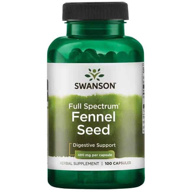 SWANSON Fennel (Koper włoski) 100 Kapsułek