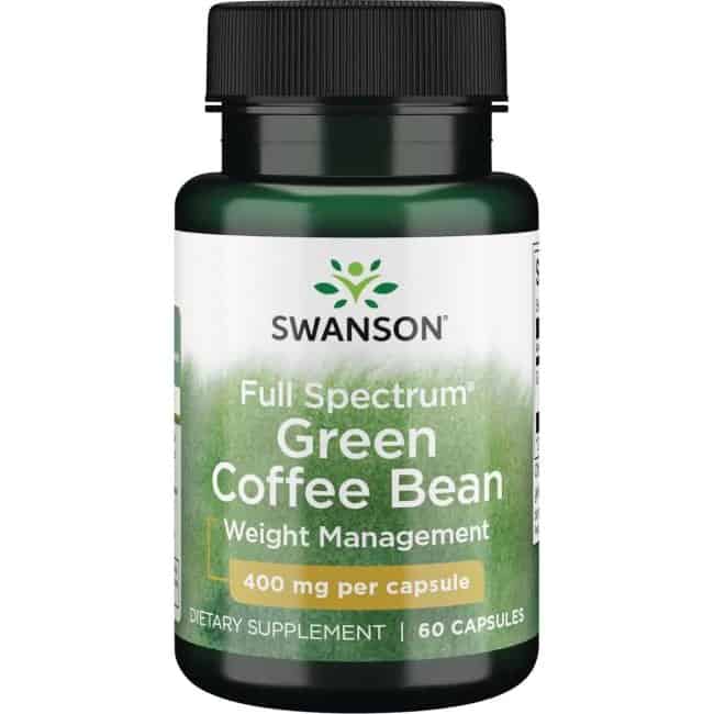 SWANSON Full Spectrum Green Coffee Bean (Zielona kawa) 60 Kapsułek