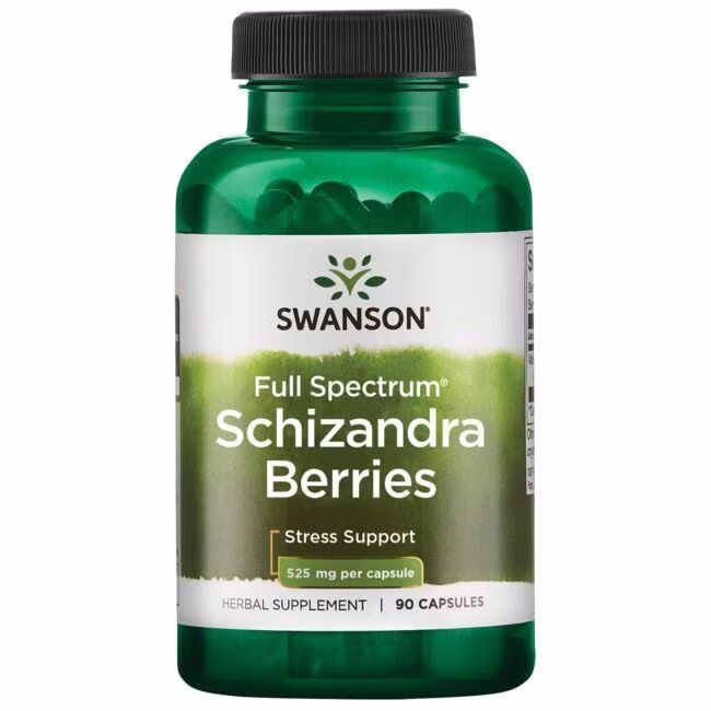 SWANSON Full Spectrum Schizandra Berries (Regeneracja wątroby) 90 Kapsułek