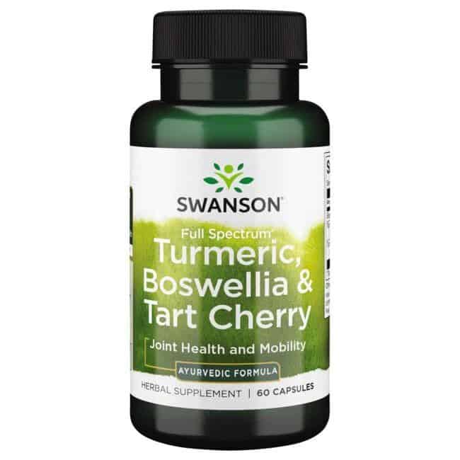 SWANSON Full Spectrum Turmeric, Boswellia & Tart Cherry 60 Kapsułek