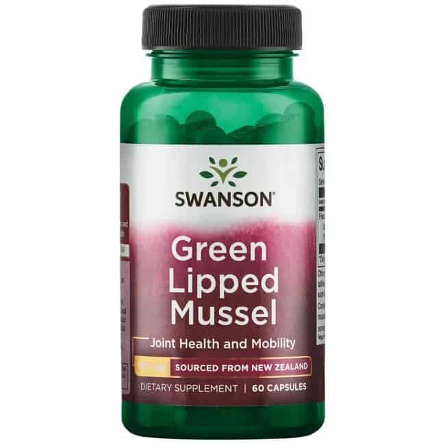 SWANSON Green Lipped Mussel (Praca mózgu, Układ sercowo-krwionośny) 60 Kapsułek