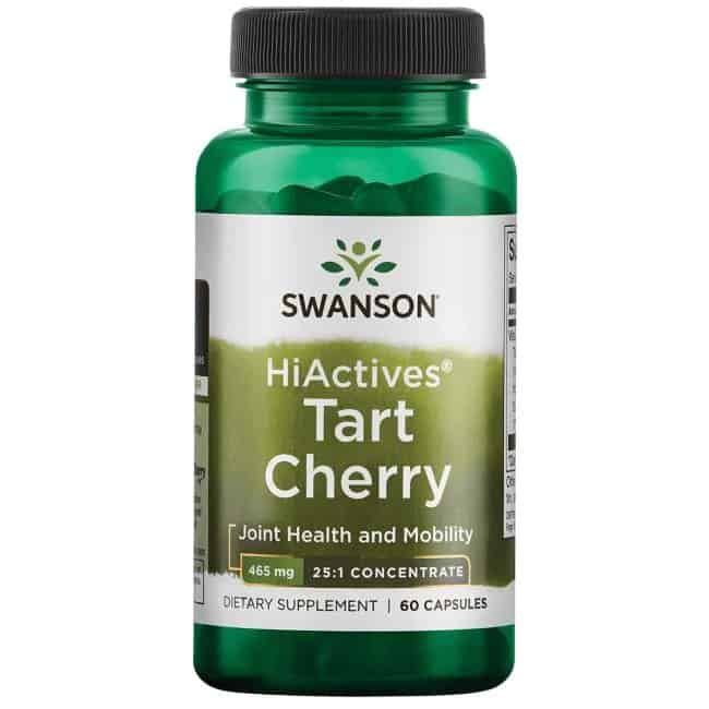 SWANSON HiActives Tart Cherry (Wsparcie funkcji układu ruchu) 60 Kapsułek