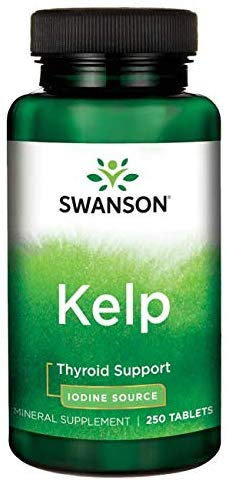 SWANSON Kelp (Zdrowa Tarczyca) - 250 tabletek