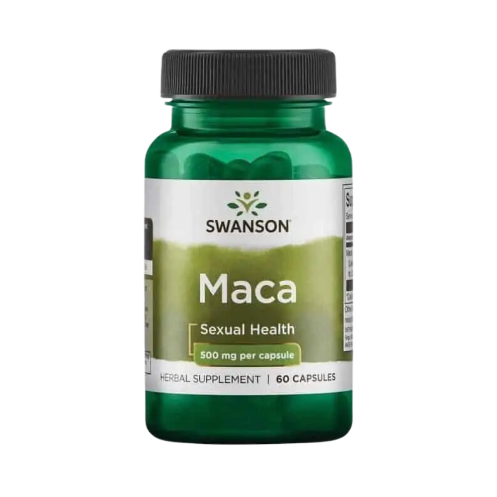 SWANSON Maca 500mg (Zdrowie Seksualne) 60 Kapsułek