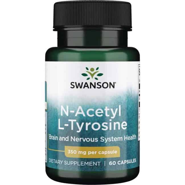 SWANSON N-Acetyl L-Tyrosine (Samopoczucie, Koncentracja) 60 Kapsułek