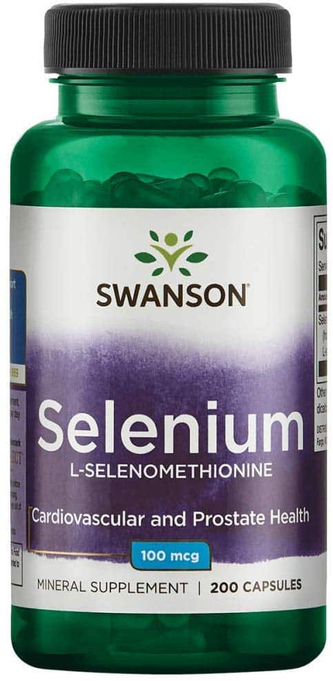 SWANSON Selenium (Selen) 100mcg - 200 kapsułek