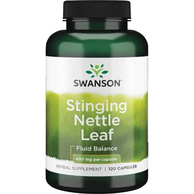 SWANSON Stinging Nettle Leaf (Pokrzywa zwyczajna) 120 Kapsułek