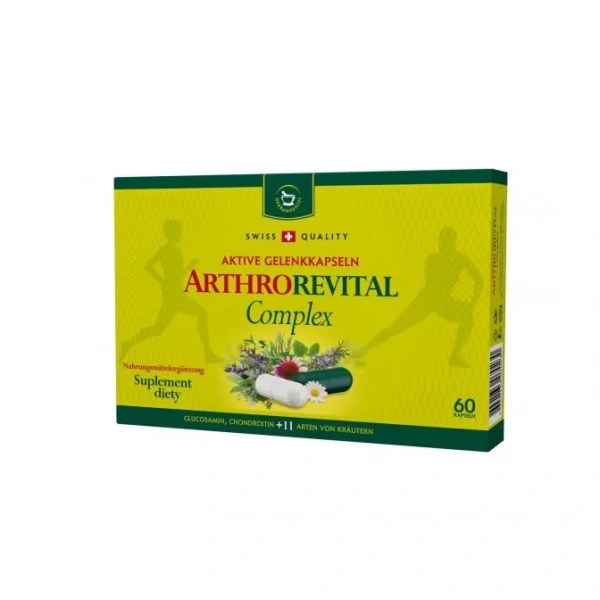 SWISS MEDICUS Arthrorevital (Stawy, Naczynia krwionośne) 60 Tabletek