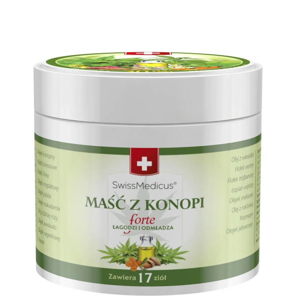 SWISS MEDICUS Forte hemp ointment (soothes and rejuvenates) 50ml