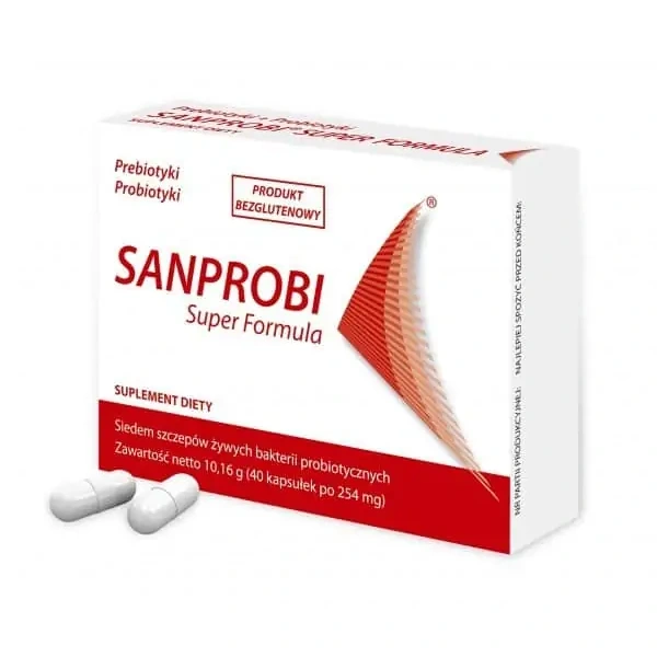 SANPROBI Super Formula (Probiotic, Prebiotic) 40 caps