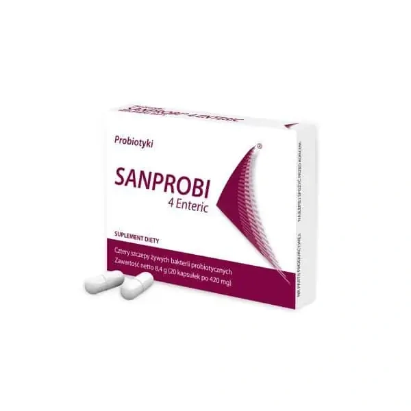 SANPROBI 4 Enteric (Probiotyk) 20 kapsułek
