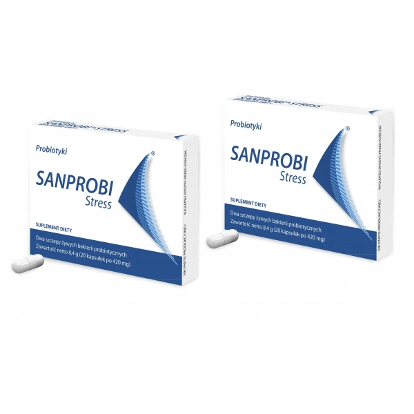 SANPROBI Stress (Probiotyk) 2 x 20 kapsułek