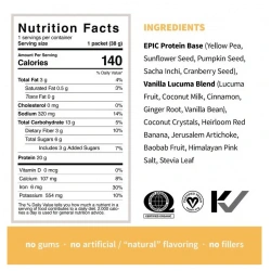Sprout Living Organic Plant Protein Vanilla Lucuma (Organiczne białko roślinne) 38g