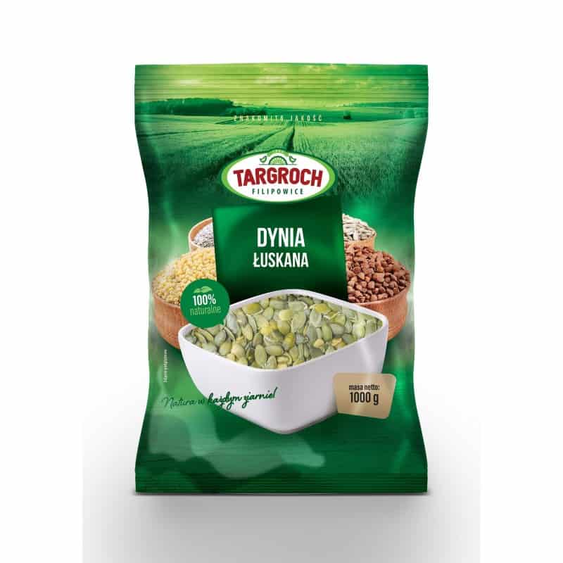 TARGROCH Dynia pestka łuskana (Do sałatek, Musli, jako przekąska) 1kg