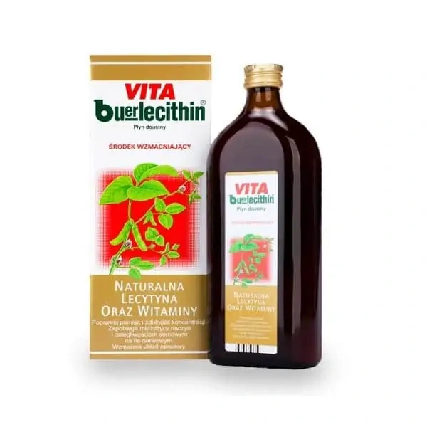 VITA BUERLECITHIN Natural Lecithin (Improves concentration, sleep and adds energy) 1000ml