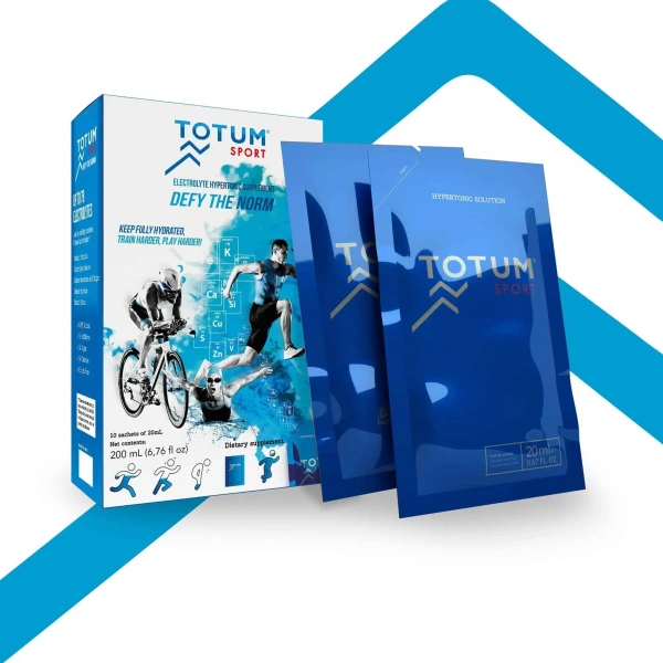 TOTUM SPORT Suplement diety dla sportowców (Naturalne elektrolity) 10 Saszetek