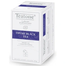 TEATONE Herbata czarna z tymiankiem (koperta) 25 Torebek