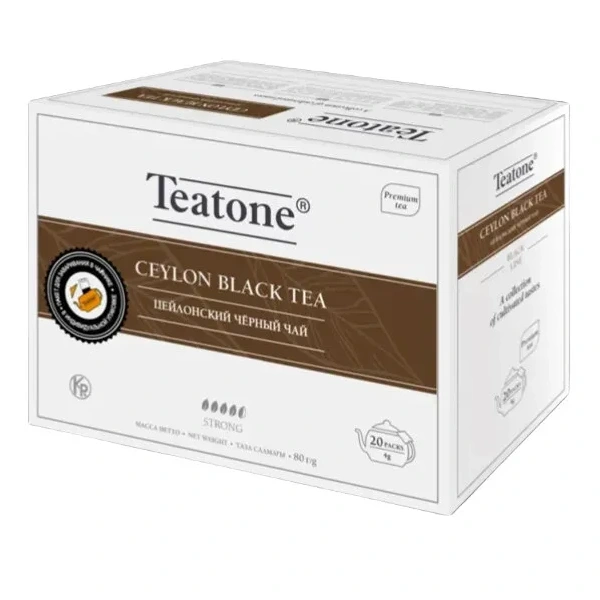 TEATONE Herbata czarna Ceylon 20 Saszetek