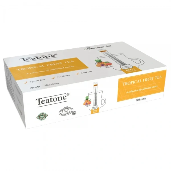 TEATONE Herbata czarna owoce tropikalne (Tropical Fruit Tea) 100 Sticks