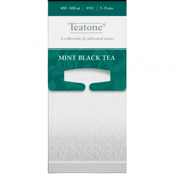 TEATONE Herbata czarna z miętą (Mint Black Tea) 20 Packs