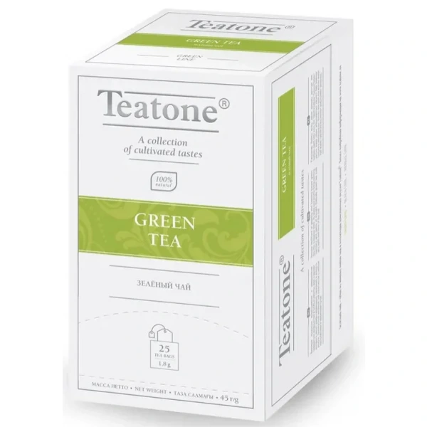 TEATONE Herbata zielona (Green Tea) 25 Tea Bags