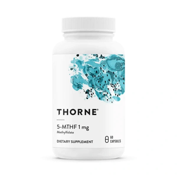THORNE 5-MTHF 1mg Methylfolate - 60 vegetarian capsules