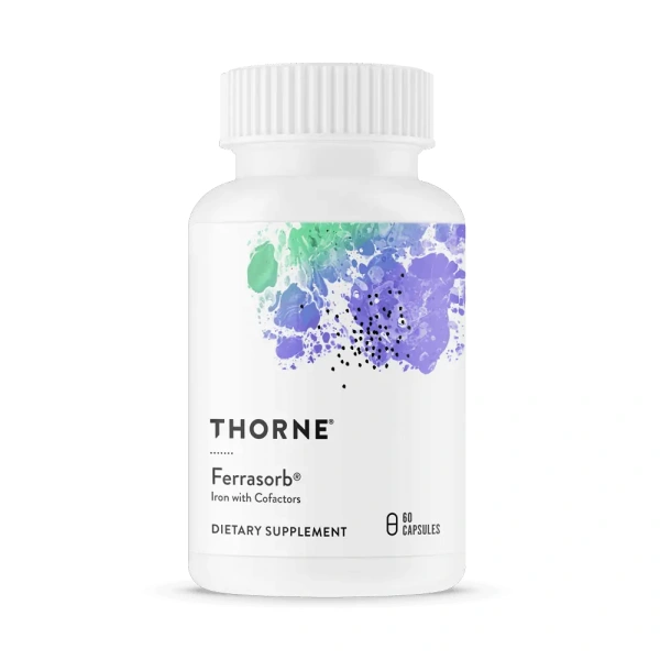 THORNE Ferrasorb (Iron with Cofactors) - 60 vegetarian capsules