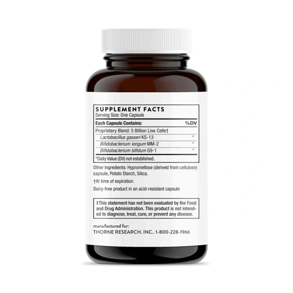THORNE FloraMend Prime Probiotic - 30 vegetarian capsules